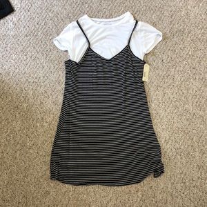 Black and white dress/swim coverup!